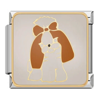 Charm Perro moño - Italian Charms