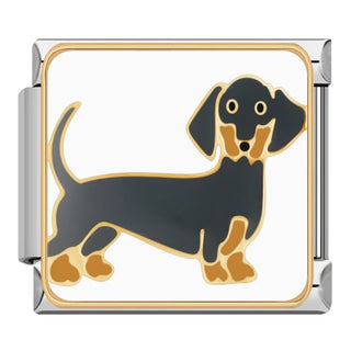 Charm Perro salchicha - Italian Charms