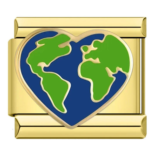 Charm Planeta Viaje - Italian Charms