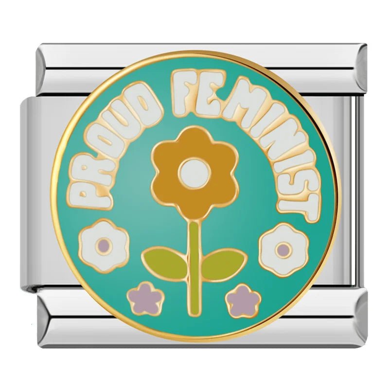 Charm Proud Feminist - Italian Charms