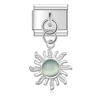 Charm sol verde - Italian Charms