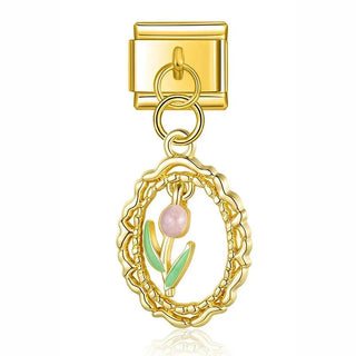 Charm Tulipan Colgante - Italian Charms