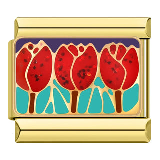 Charm Tulipan Rojo - Italian Charms