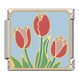 Charm Tulipanes - Italian Charms