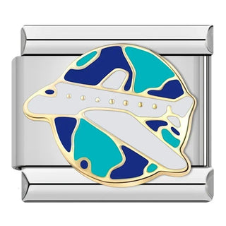 Charm Viaje Avión - Italian Charms