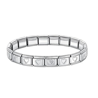 Pulsera Corazones Italiana para Charms - Italian Charms